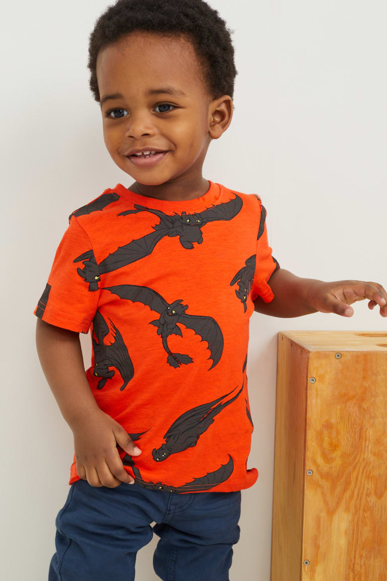 Tricko C&A How To Train Your Dragon Sleeve Chlapcenske Oranžové | 6287RHSND
