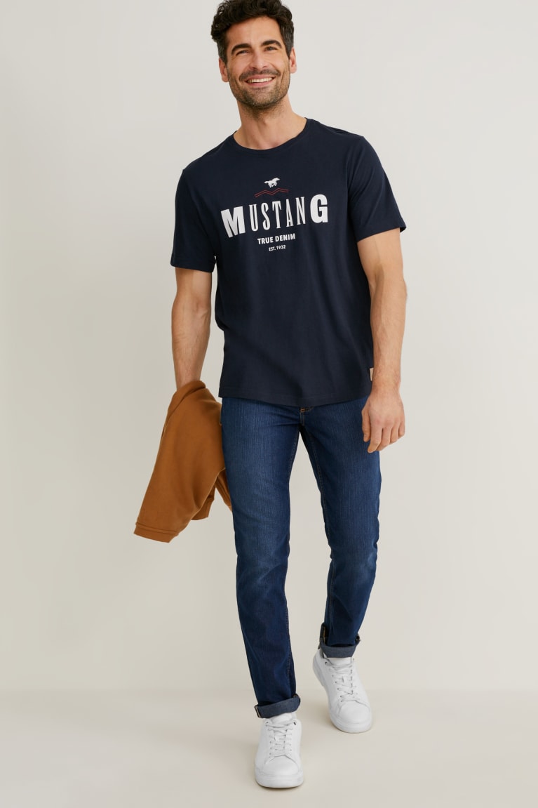 Tricko C&A Mustang Panske Tmavo Modre | 6794MJSVN