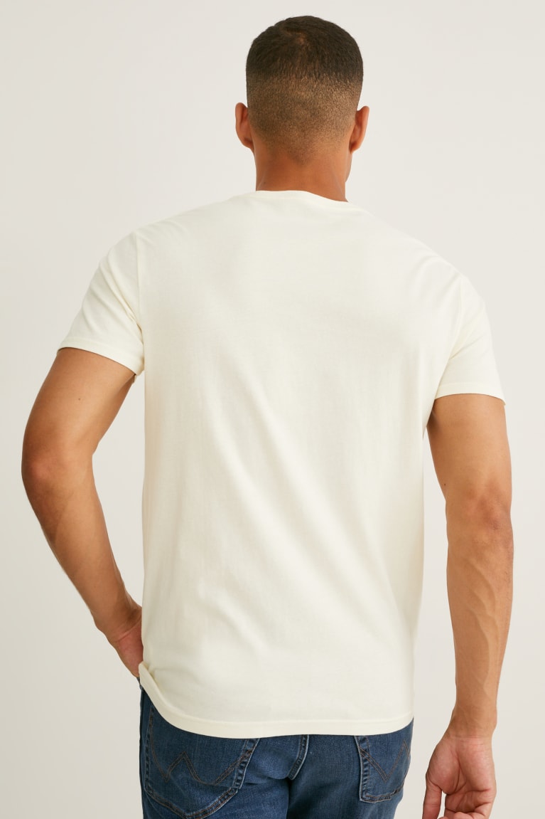 Tricko C&A Wrangler Panske Biele | 6823ALWEZ